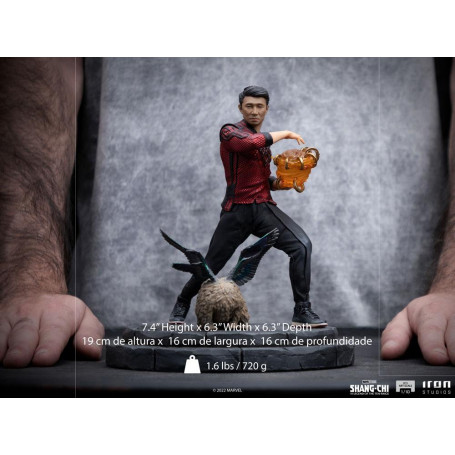 Iron Studios Marvel - Shang-Chi & Morris - Estatuilla de Shang-Chi y la Leyenda de los Diez Anillos 1/10 BDS Art Scale