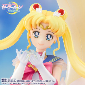 Bandai Tamashii - LUNA BRILLANTE Y CRISTAL DE PLATA LEGENDARIO - FIGUART ZERO CHOUETTE - SAILOR MOON ETERNAL
