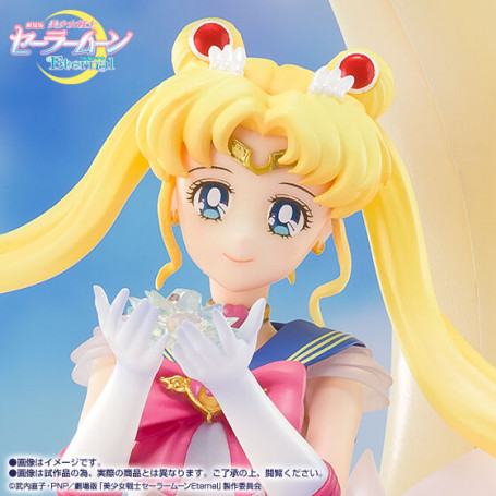 Bandai Tamashii - LUNA BRILLANTE Y CRISTAL DE PLATA LEGENDARIO - FIGUART ZERO CHOUETTE - SAILOR MOON ETERNAL