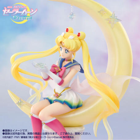 Bandai Tamashii - LUNA BRILLANTE Y CRISTAL DE PLATA LEGENDARIO - FIGUART ZERO CHOUETTE - SAILOR MOON ETERNAL