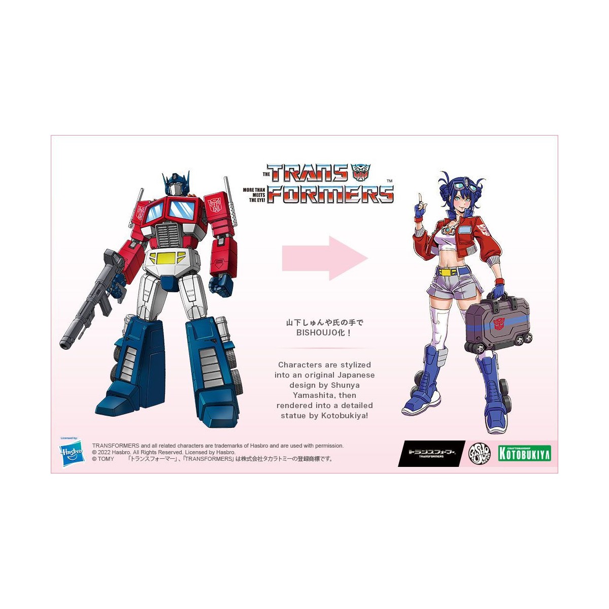 Kotobukiya Optimus Prime Transformers Bishoujo PVC estatuilla 1/7