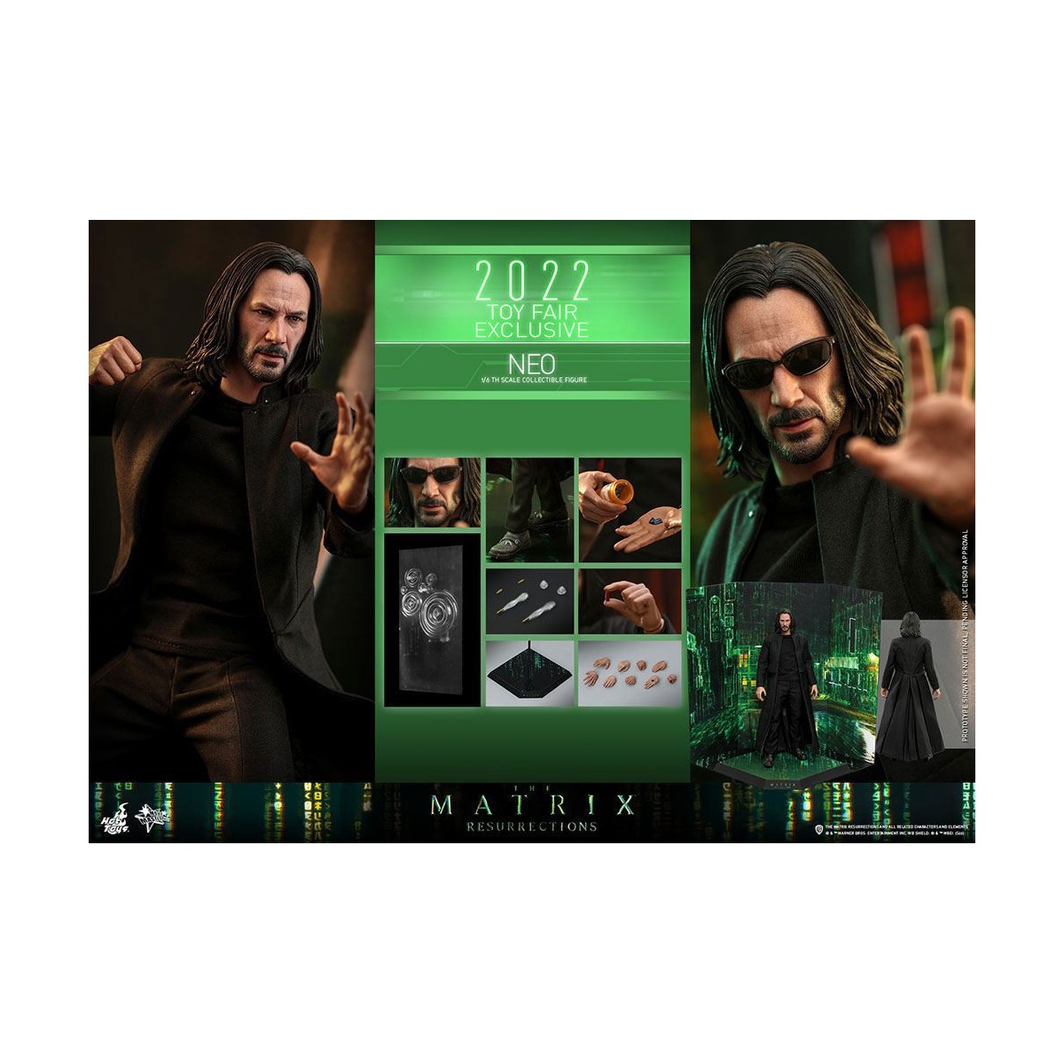 Hot Toys - Las Resurrecciones de Matrix 1/6 Neo Exclusivo de la Feria del Juguete 2022