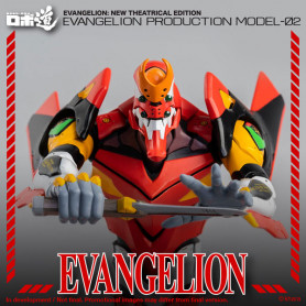Three Zero - Evangelion Production Model-02 (EVA-02) - Evangelion: Nueva edición teatral de la figura Robo-Dou