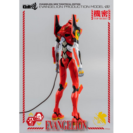 Three Zero - Evangelion Production Model-02 (EVA-02) - Evangelion: Nueva edición teatral de la figura Robo-Dou