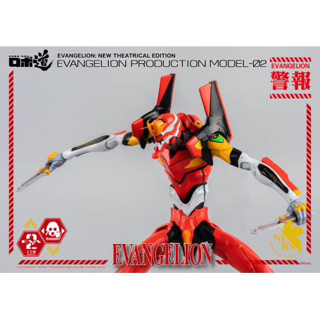 Three Zero - Evangelion Production Model-02 (EVA-02) - Evangelion: Nueva edición teatral de la figura Robo-Dou