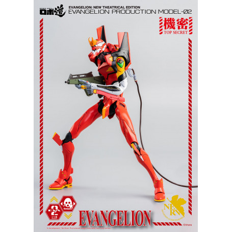 Three Zero - Evangelion Production Model-02 (EVA-02) - Evangelion: Nueva edición teatral de la figura Robo-Dou