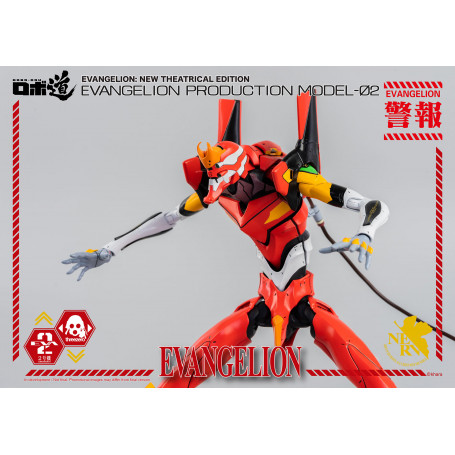 Three Zero - Evangelion Production Model-02 (EVA-02) - Evangelion: Nueva edición teatral de la figura Robo-Dou