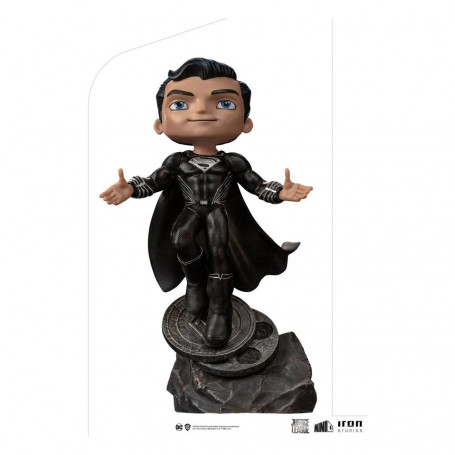 Iron Studios - Liga de la Justicia Deluxe Superman Negro - Mini Co.