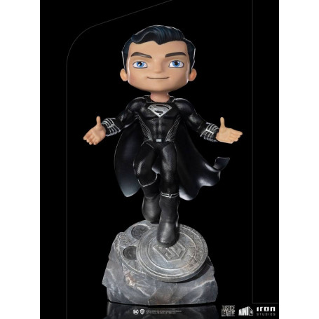 Iron Studios - Liga de la Justicia Deluxe Superman Negro - Mini Co.