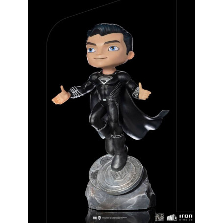 Iron Studios - Liga de la Justicia Deluxe Superman Negro - Mini Co.