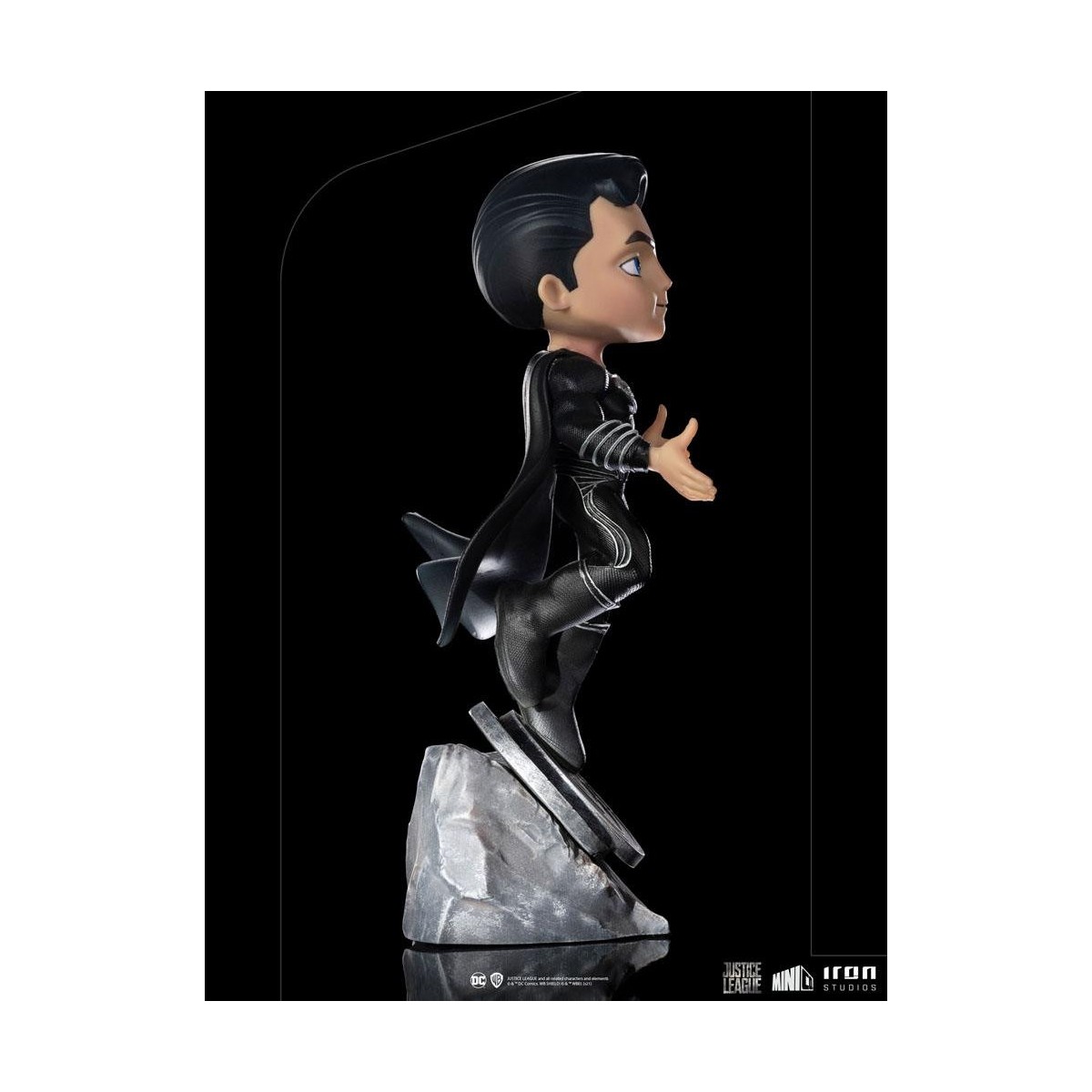 Iron Studios - Liga de la Justicia Deluxe Superman Negro - Mini Co.