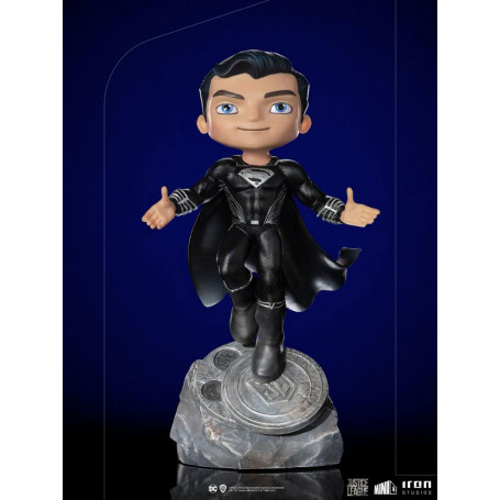Iron Studios - Liga de la Justicia Deluxe Superman Negro - Mini Co.