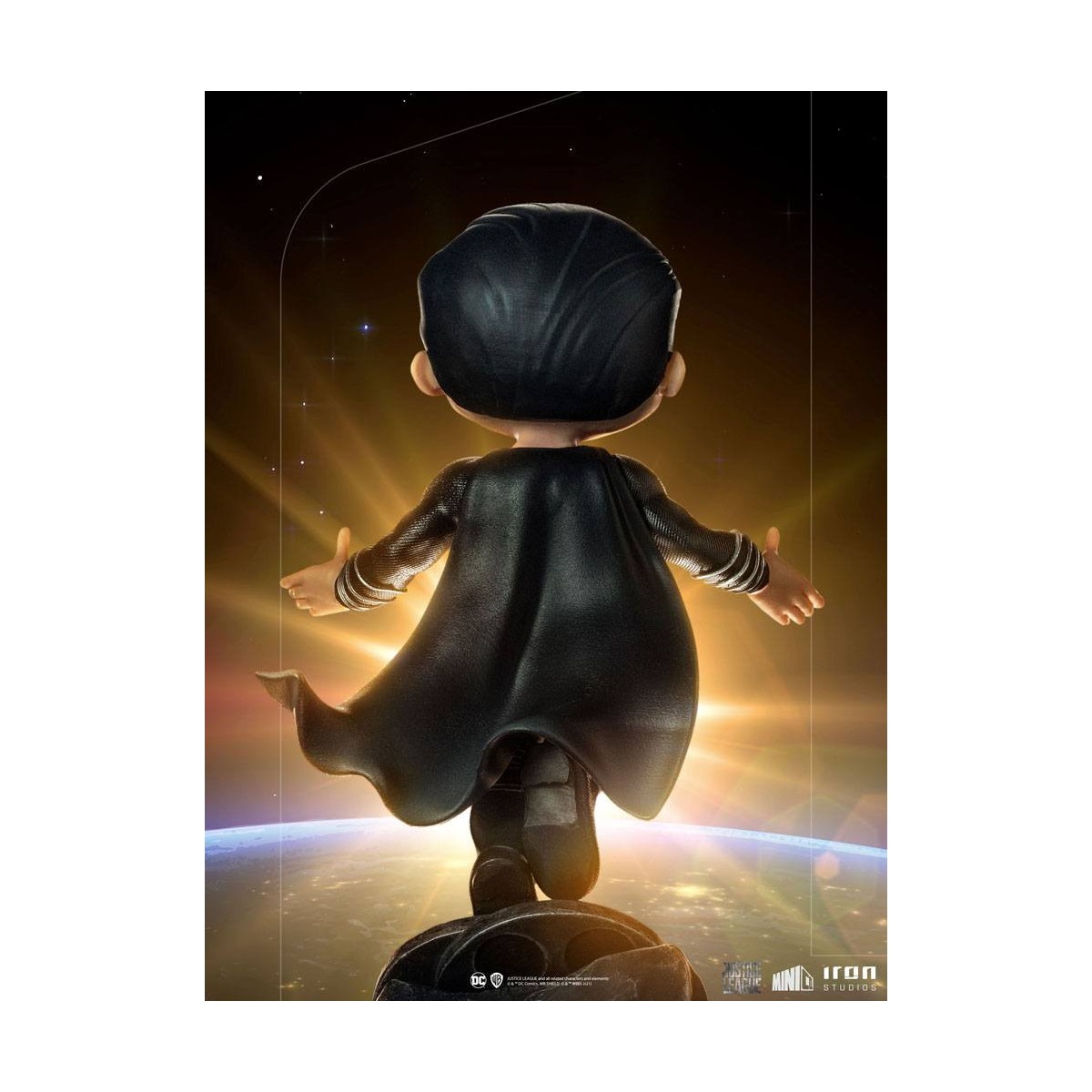 Iron Studios - Liga de la Justicia Deluxe Superman Negro - Mini Co.
