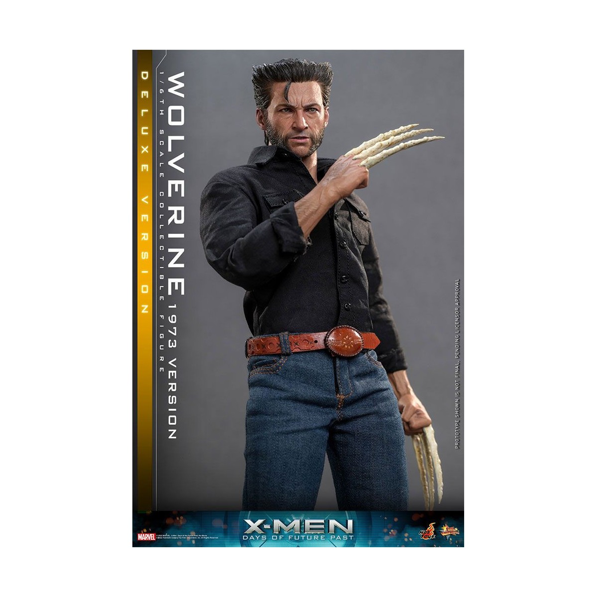 Hot Toys - Wolverine (versión 1973) Deluxe Version - X-Men Days of Future Past Movie Masterpiece 1/6