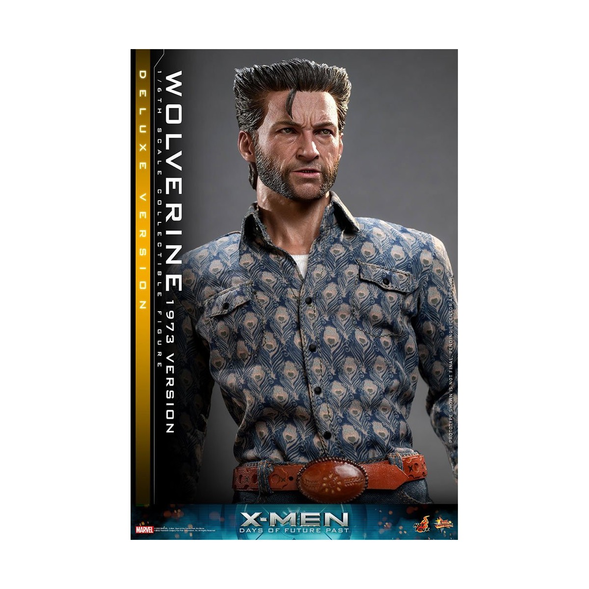 Hot Toys - Wolverine (versión 1973) Deluxe Version - X-Men Days of Future Past Movie Masterpiece 1/6
