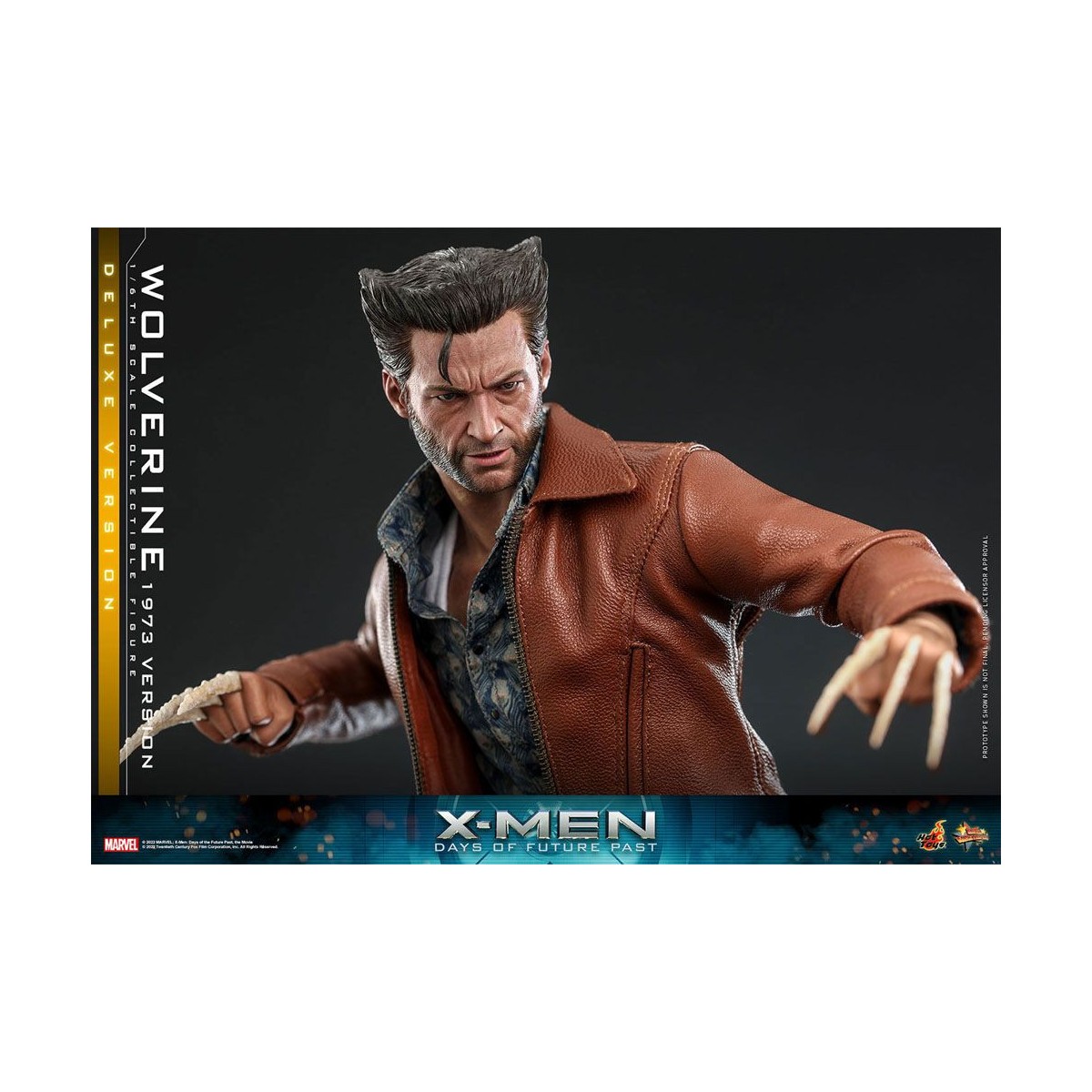 Hot Toys - Wolverine (versión 1973) Deluxe Version - X-Men Days of Future Past Movie Masterpiece 1/6