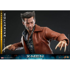 Hot Toys - Wolverine (versión 1973) Deluxe Version - X-Men Days of Future Past Movie Masterpiece 1/6