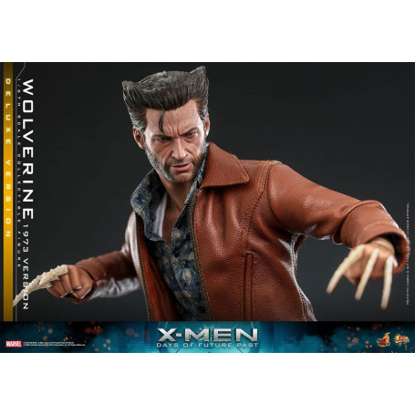 Hot Toys - Wolverine (versión 1973) Deluxe Version - X-Men Days of Future Past Movie Masterpiece 1/6