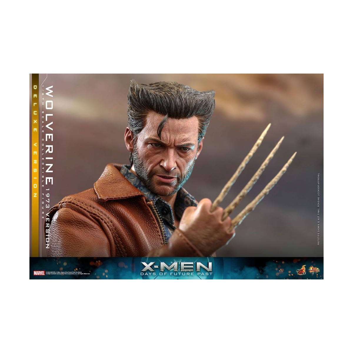 Hot Toys - Wolverine (versión 1973) Deluxe Version - X-Men Days of Future Past Movie Masterpiece 1/6