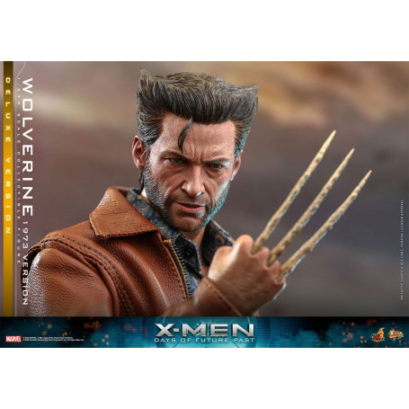 Hot Toys - Wolverine (versión 1973) Deluxe Version - X-Men Days of Future Past Movie Masterpiece 1/6