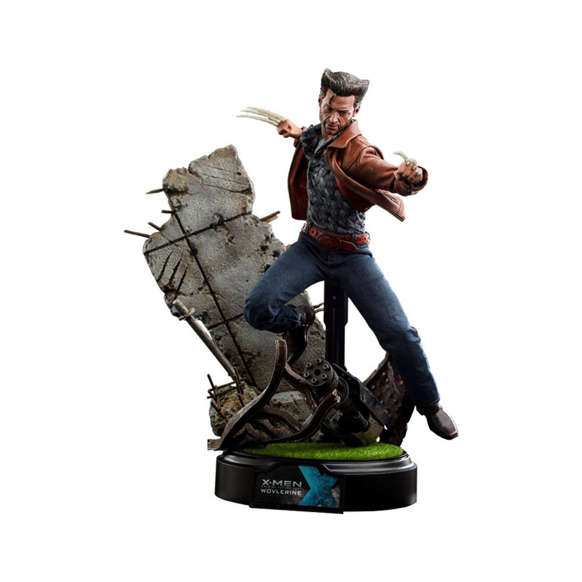 Hot Toys - Wolverine (versión 1973) Deluxe Version - X-Men Days of Future Past Movie Masterpiece 1/6