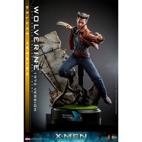 Hot Toys - Wolverine (versión 1973) Deluxe Version - X-Men Days of Future Past Movie Masterpiece 1/6