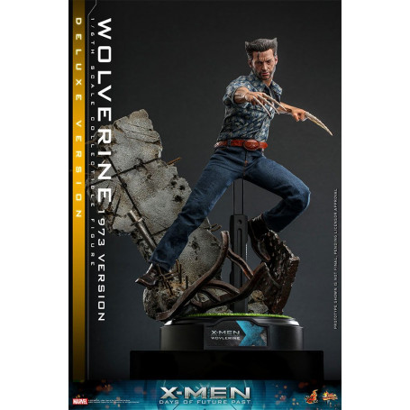 Hot Toys - Wolverine (versión 1973) Deluxe Version - X-Men Days of Future Past Movie Masterpiece 1/6