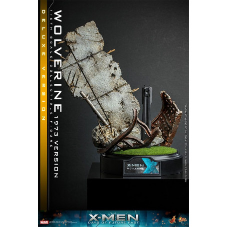 Hot Toys - Wolverine (versión 1973) Deluxe Version - X-Men Days of Future Past Movie Masterpiece 1/6
