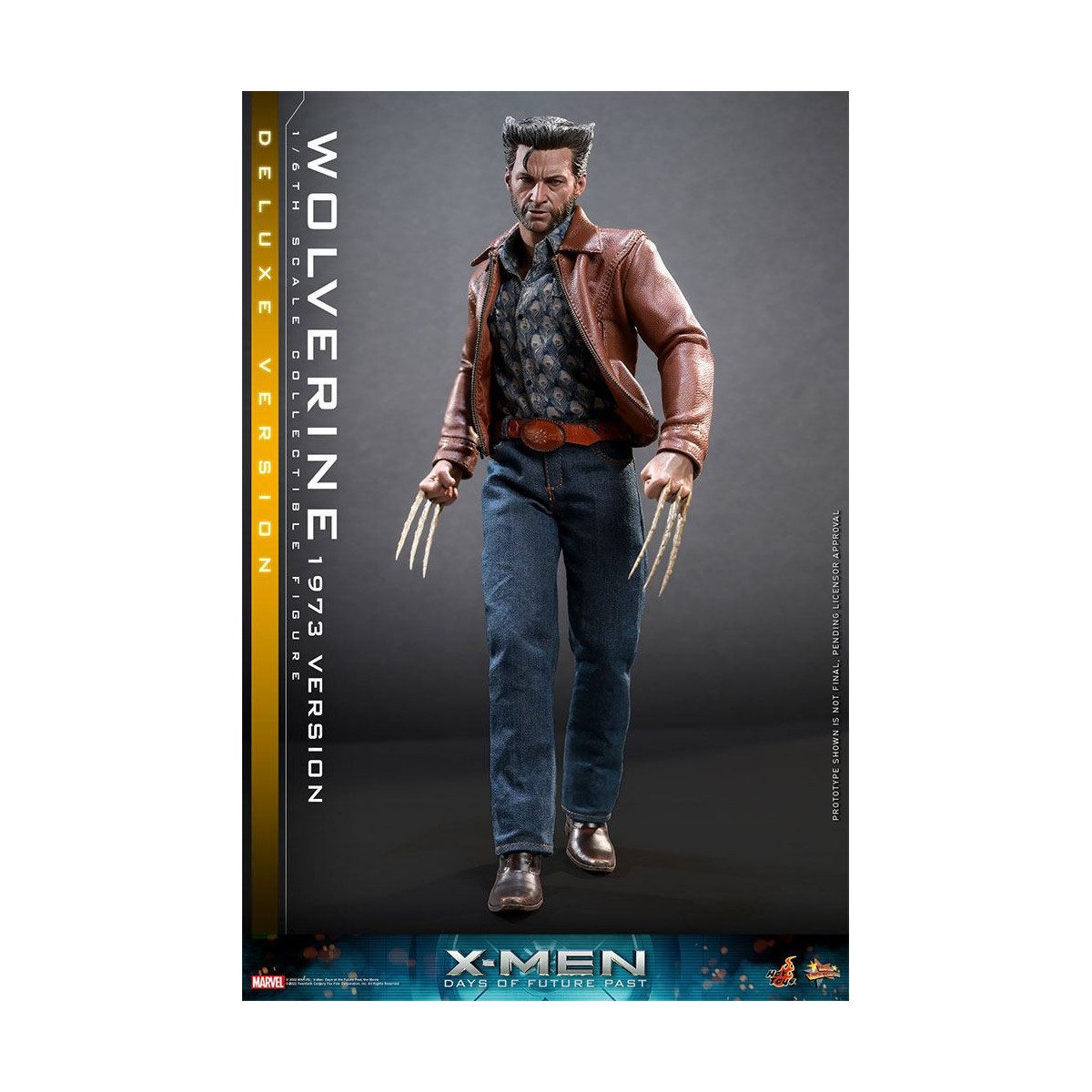 Hot Toys - Wolverine (versión 1973) Deluxe Version - X-Men Days of Future Past Movie Masterpiece 1/6