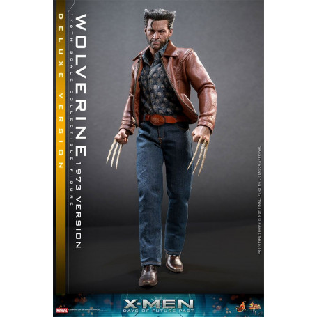 Hot Toys - Wolverine (versión 1973) Deluxe Version - X-Men Days of Future Past Movie Masterpiece 1/6