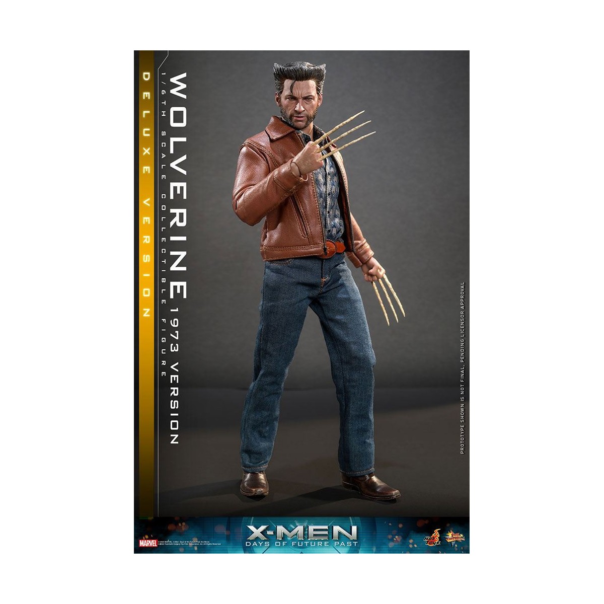 Hot Toys - Wolverine (versión 1973) Deluxe Version - X-Men Days of Future Past Movie Masterpiece 1/6