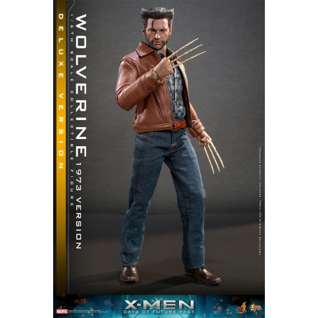 Hot Toys - Wolverine (versión 1973) Deluxe Version - X-Men Days of Future Past Movie Masterpiece 1/6