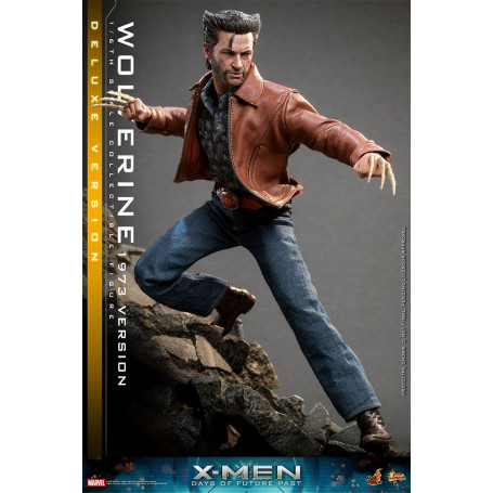 Hot Toys - Wolverine (versión 1973) Deluxe Version - X-Men Days of Future Past Movie Masterpiece 1/6