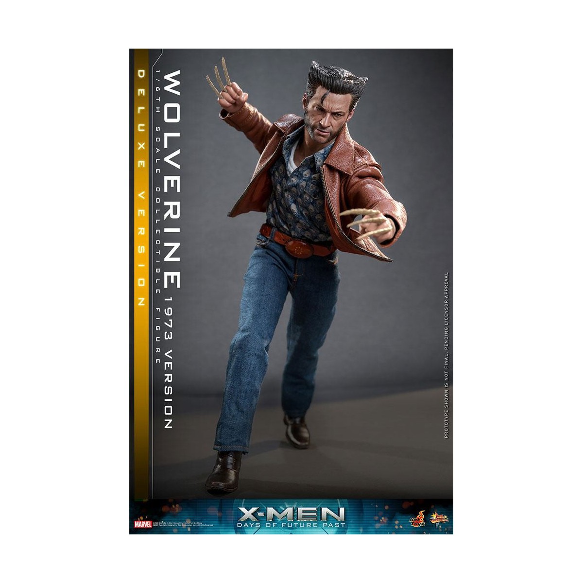 Hot Toys - Wolverine (versión 1973) Deluxe Version - X-Men Days of Future Past Movie Masterpiece 1/6
