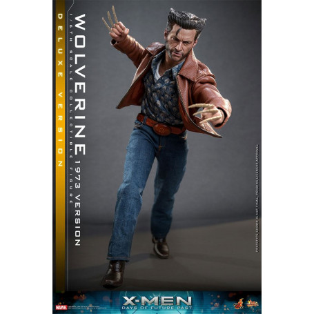 Hot Toys - Wolverine (versión 1973) Deluxe Version - X-Men Days of Future Past Movie Masterpiece 1/6
