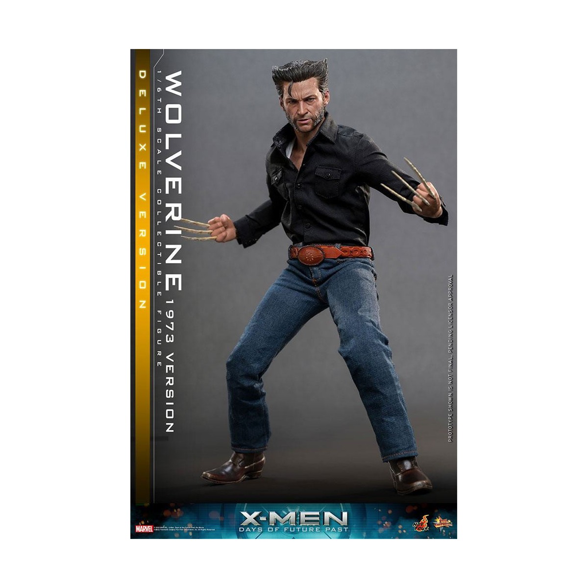 Hot Toys - Wolverine (versión 1973) Deluxe Version - X-Men Days of Future Past Movie Masterpiece 1/6