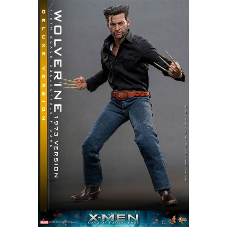 Hot Toys - Wolverine (versión 1973) Deluxe Version - X-Men Days of Future Past Movie Masterpiece 1/6