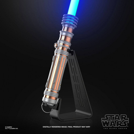 Hasbro - Sable láser Leia Organa Force Fx - Réplica de la serie negra Elite