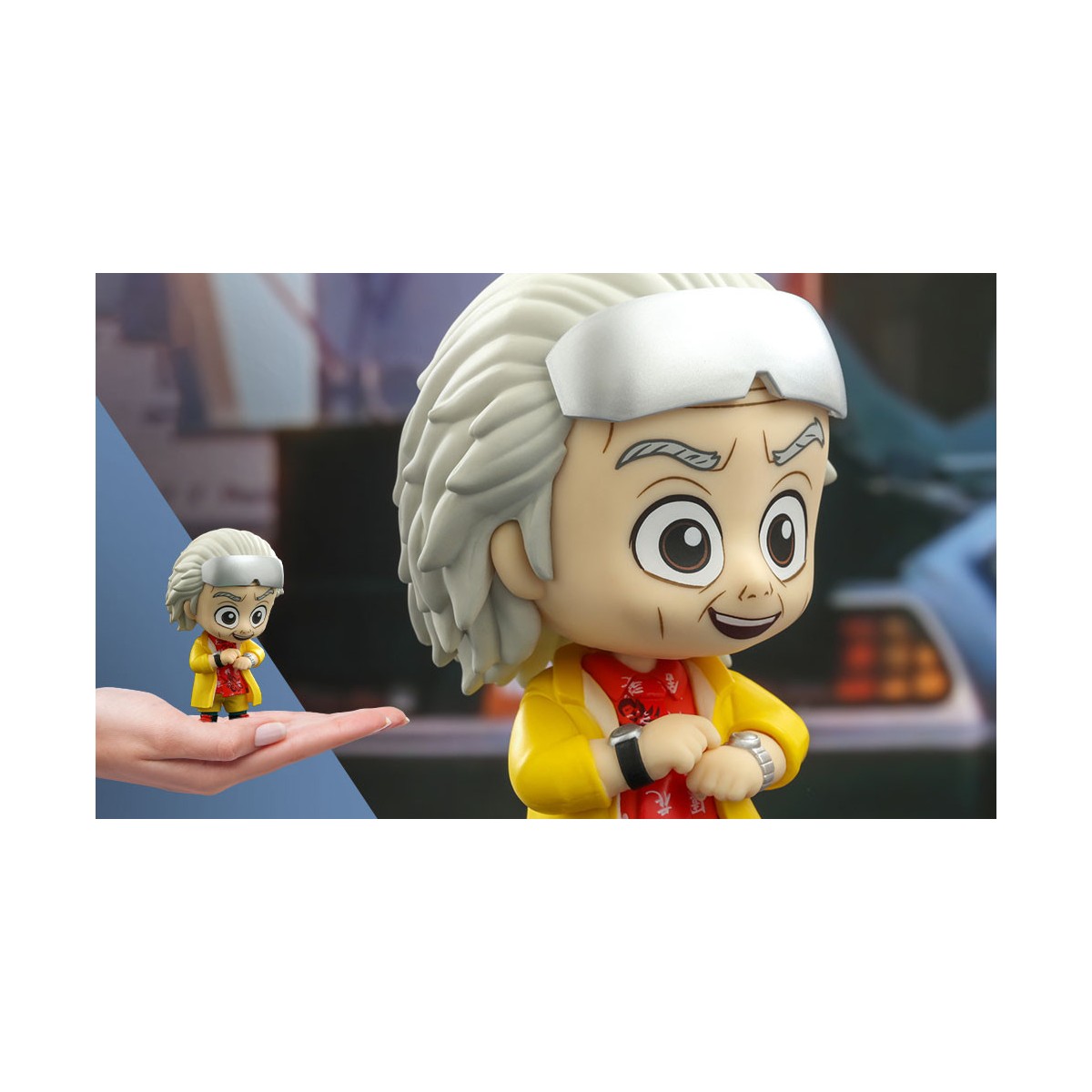 Hot Toys - Doc Brown - Cosbaby BTTF II - Back to the Future II