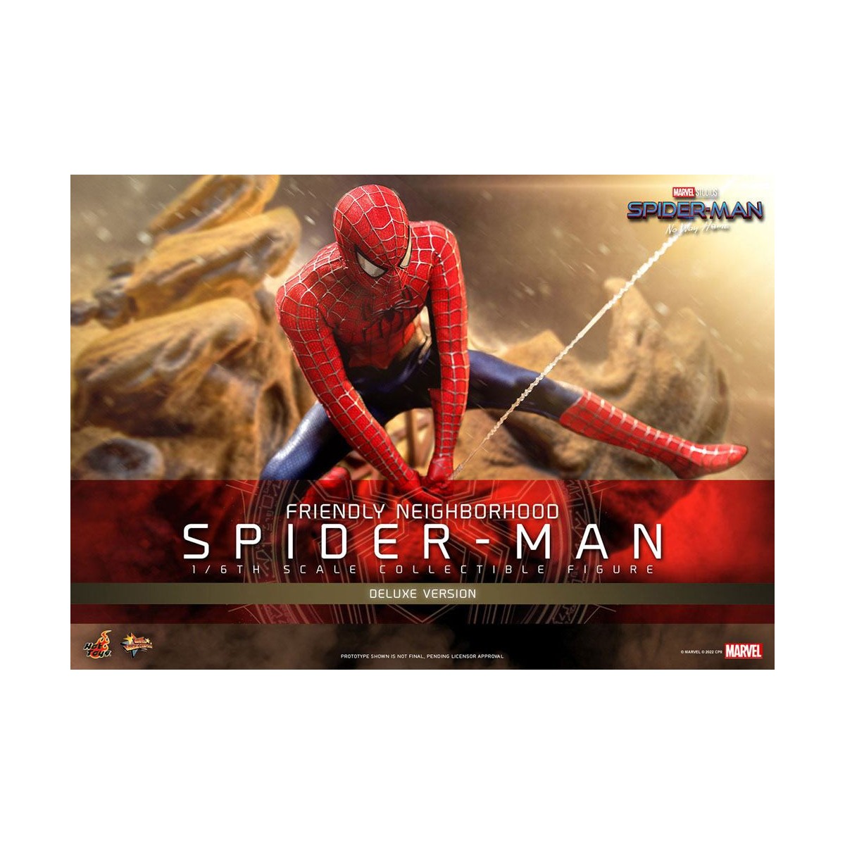 Hot Toys - Friendly Neighborhood Spider-Man (Deluxe Version) - Marvel's Spider-Man: No Way Home Movie Masterpiece 1/6