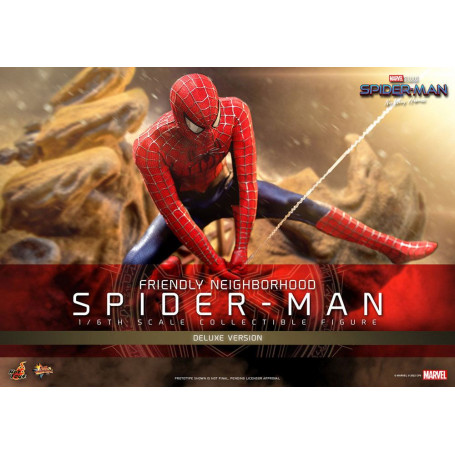 Hot Toys - Friendly Neighborhood Spider-Man (Deluxe Version) - Marvel's Spider-Man: No Way Home Movie Masterpiece 1/6