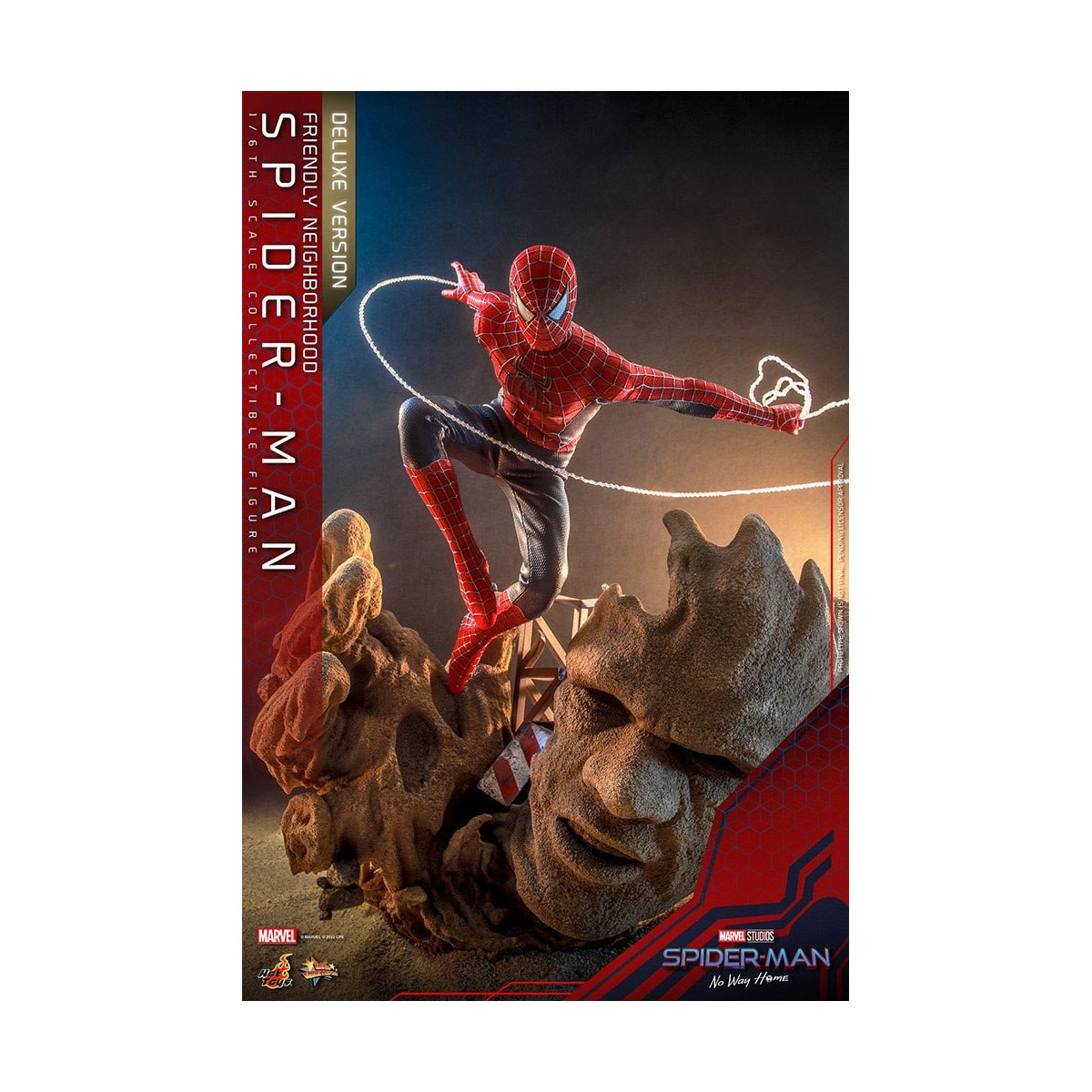Hot Toys - Friendly Neighborhood Spider-Man (Deluxe Version) - Marvel's Spider-Man: No Way Home Movie Masterpiece 1/6