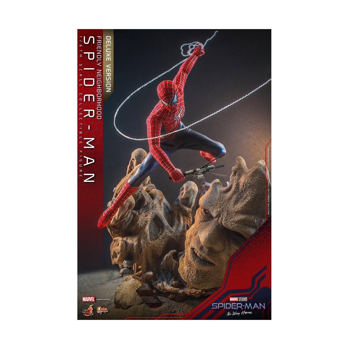 Hot Toys - Friendly Neighborhood Spider-Man (Deluxe Version) - Marvel's Spider-Man: No Way Home Movie Masterpiece 1/6
