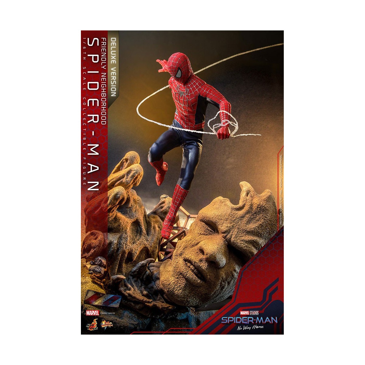 Hot Toys - Friendly Neighborhood Spider-Man (Deluxe Version) - Marvel's Spider-Man: No Way Home Movie Masterpiece 1/6