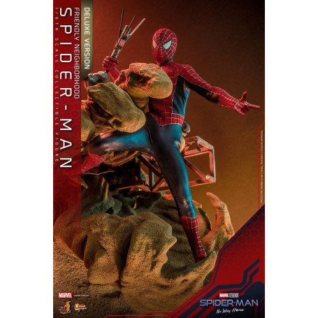 Hot Toys - Friendly Neighborhood Spider-Man (Deluxe Version) - Marvel's Spider-Man: No Way Home Movie Masterpiece 1/6