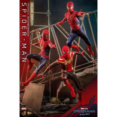 Hot Toys - Friendly Neighborhood Spider-Man (Deluxe Version) - Marvel's Spider-Man: No Way Home Movie Masterpiece 1/6