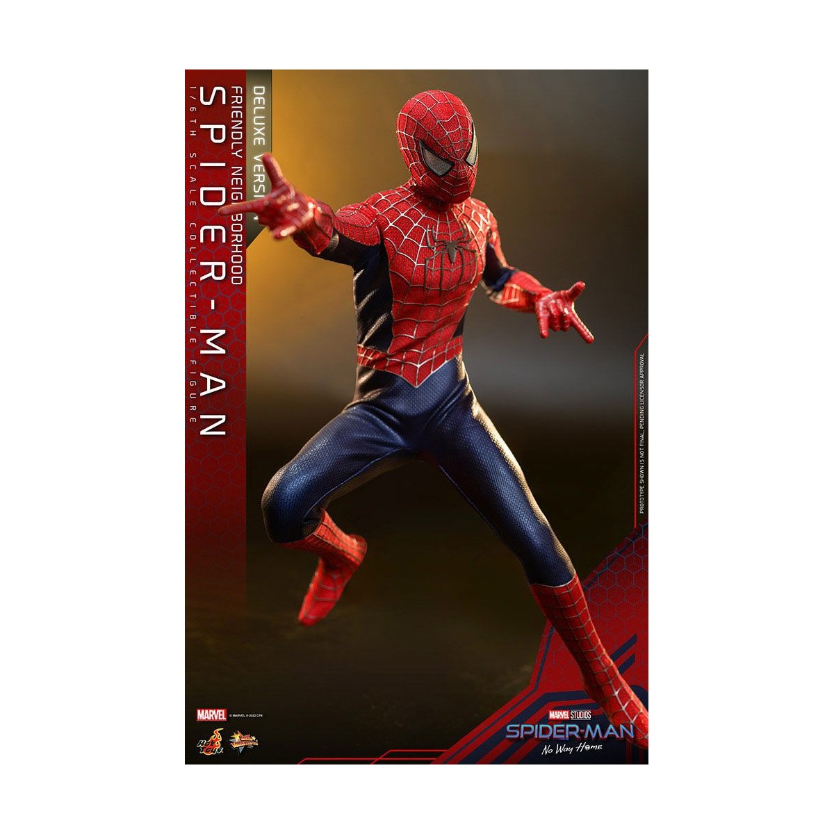 Hot Toys - Friendly Neighborhood Spider-Man (Deluxe Version) - Marvel's Spider-Man: No Way Home Movie Masterpiece 1/6