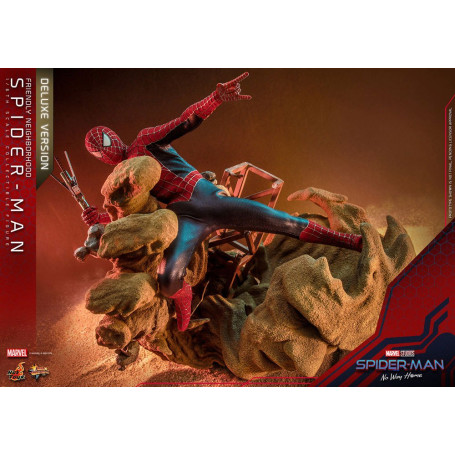 Hot Toys - Friendly Neighborhood Spider-Man (Deluxe Version) - Marvel's Spider-Man: No Way Home Movie Masterpiece 1/6
