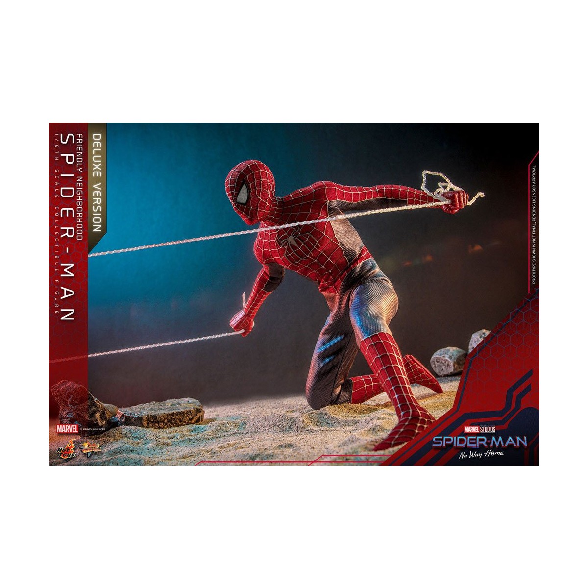 Hot Toys - Friendly Neighborhood Spider-Man (Deluxe Version) - Marvel's Spider-Man: No Way Home Movie Masterpiece 1/6