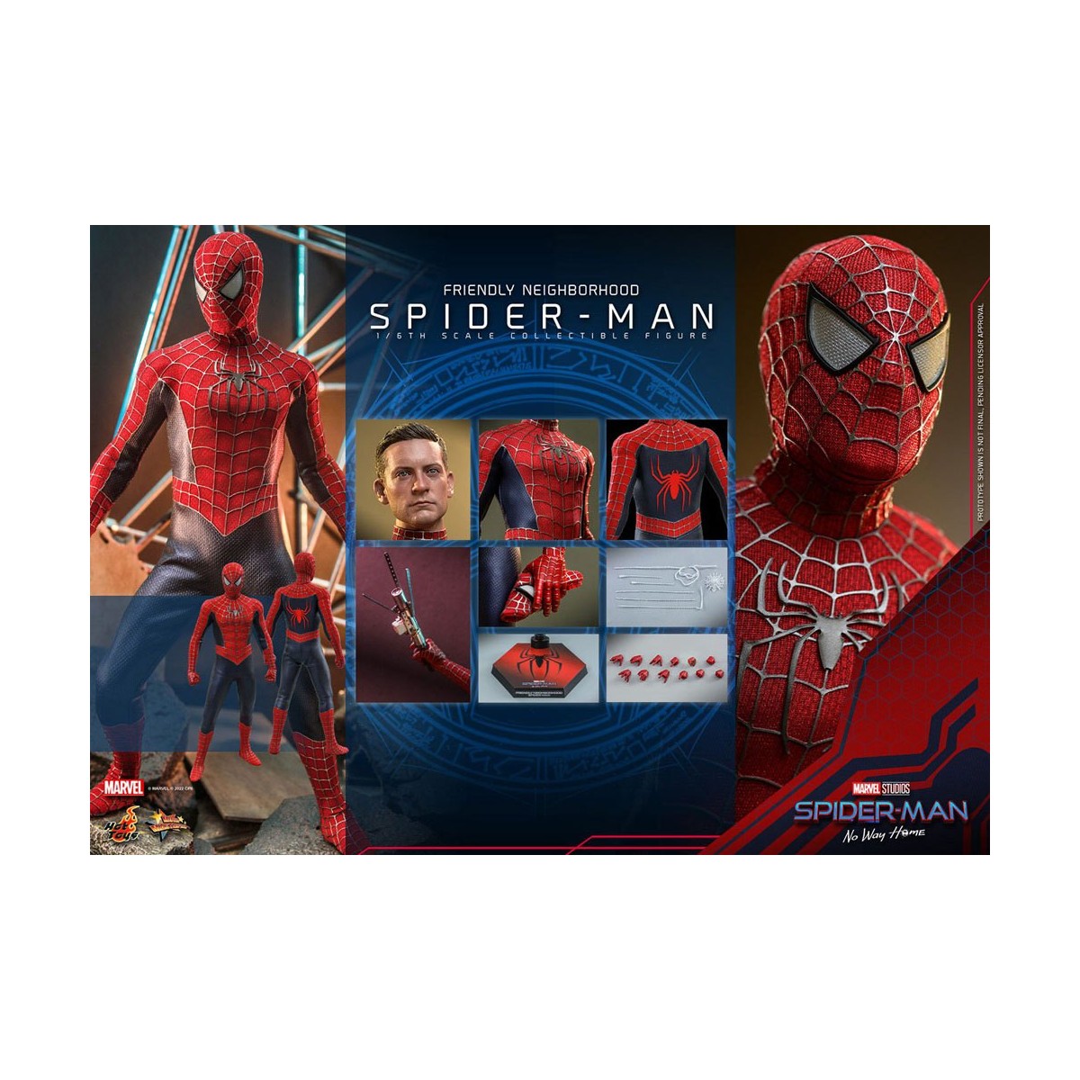 Hot Toys - Friendly Neighborhood Spider-Man - Marvel's Spider-Man: No Way Home Movie Masterpiece 1/6